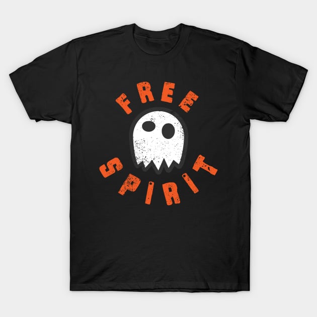 Hipster Ghost Free Spirit T-Shirt by Commykaze